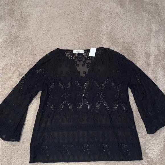 Glam black lace blouse - Picture 1 of 1